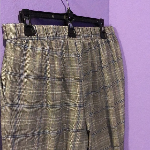 Black & white plaid pants - Picture 3 of 4